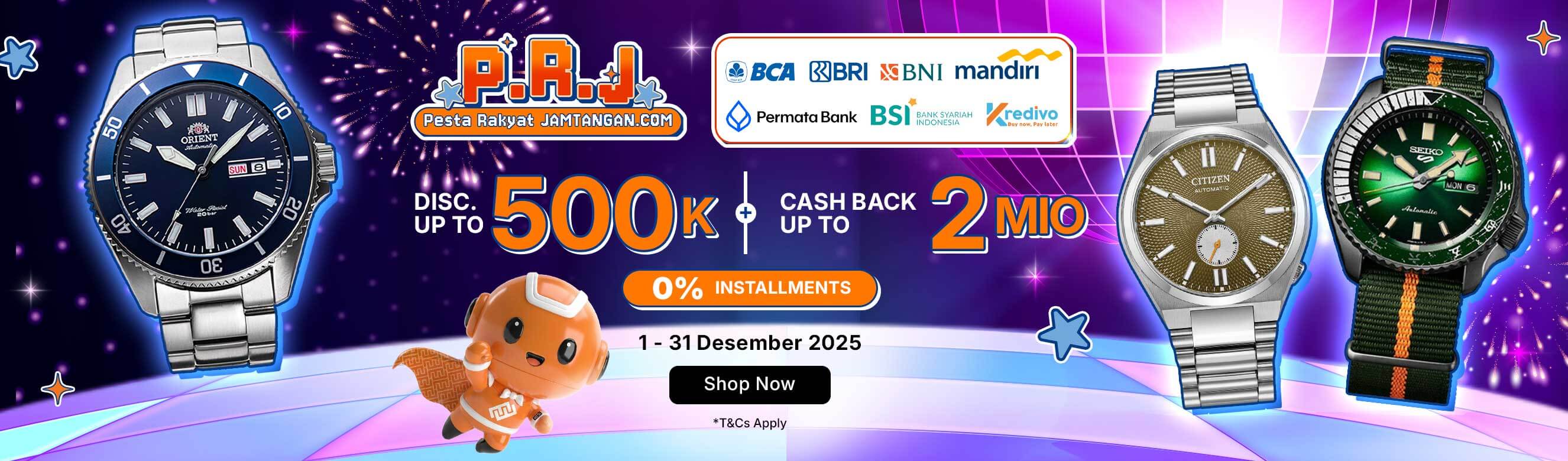 PESTA RAKYAT JAMTANGAN.COM 2025 – Promo Bank Favorit Diskon Hingga ...