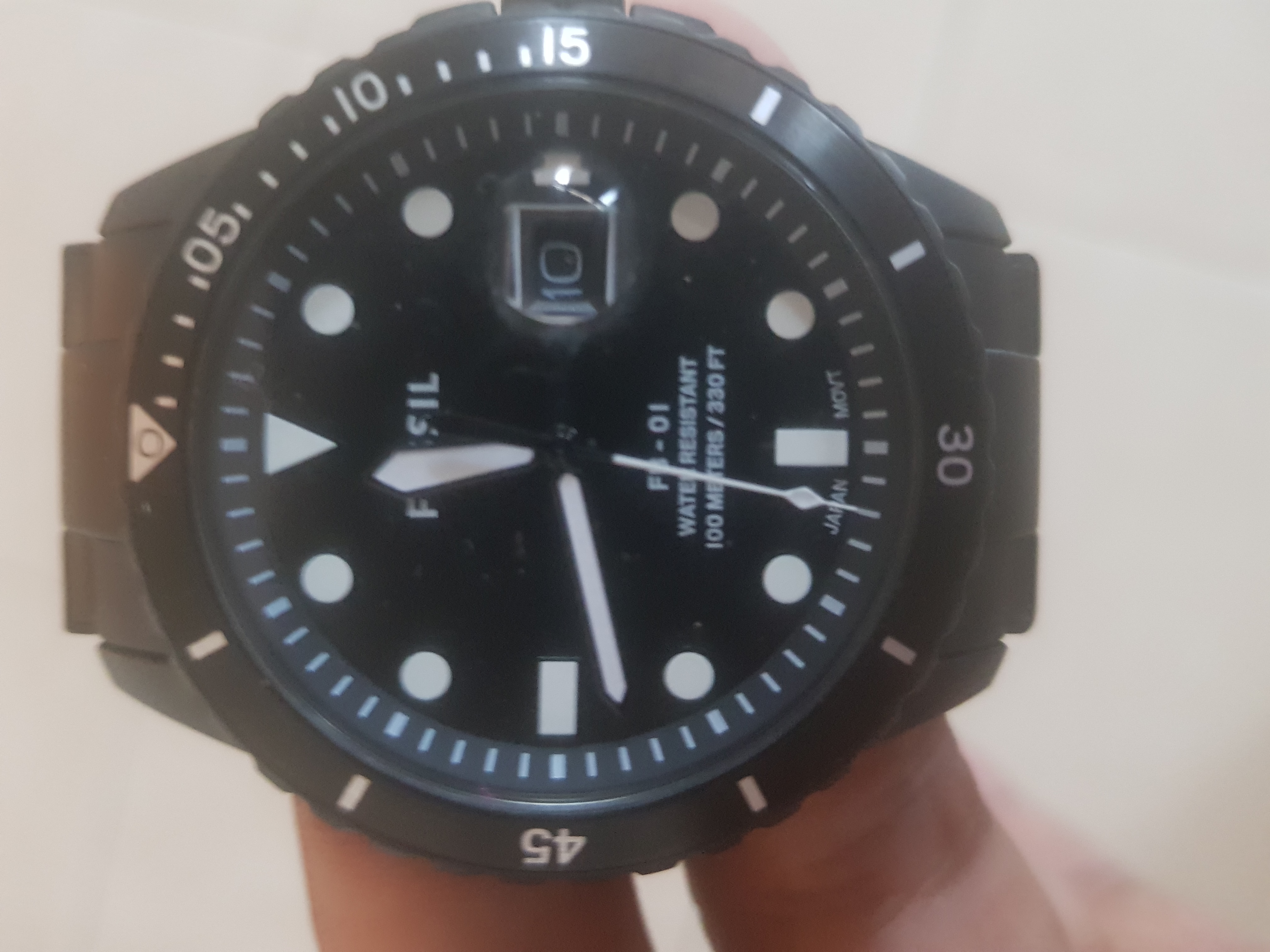 Fossil FS5659 FB-01 Black Dial Black 
