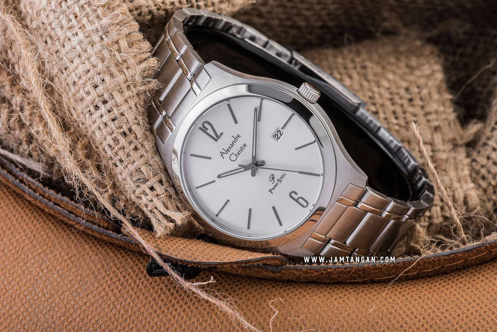 Alexandre Christie AC 1009 MD BSSSL Silver Dial Stainless Steel Strap Machtwatch