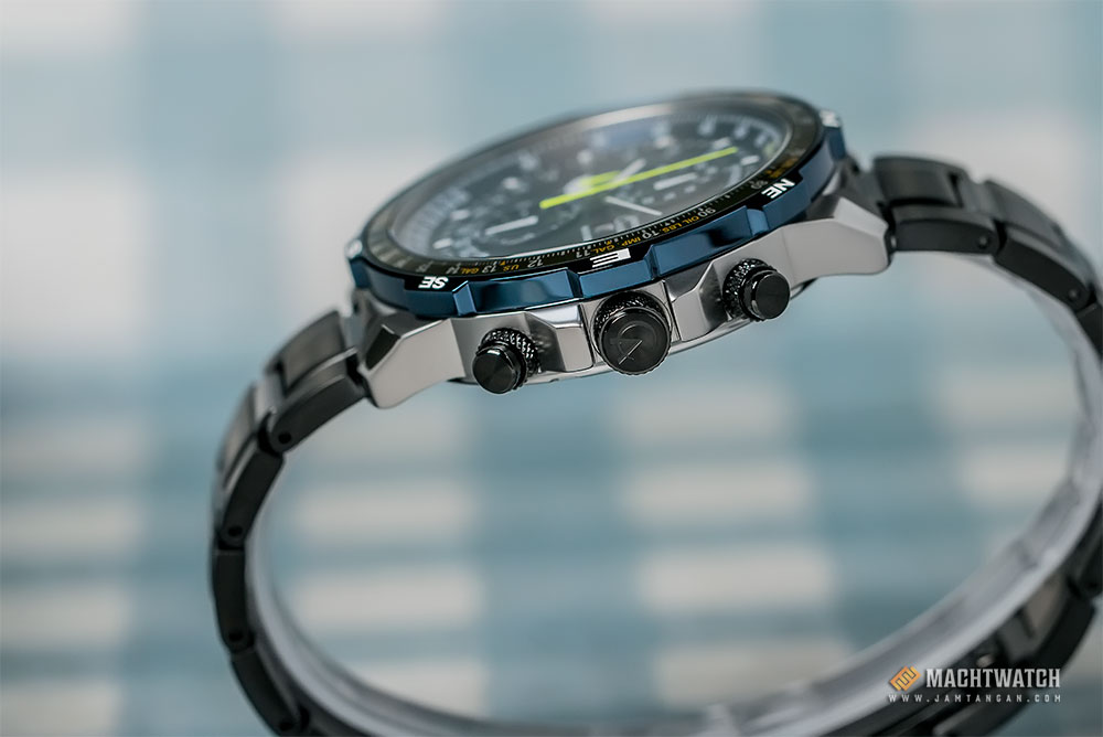 Alexandre Christie AC 6476 MC BUBBA Chronograph Men Black Dial Black Stainless Steel Strap Machtwatch