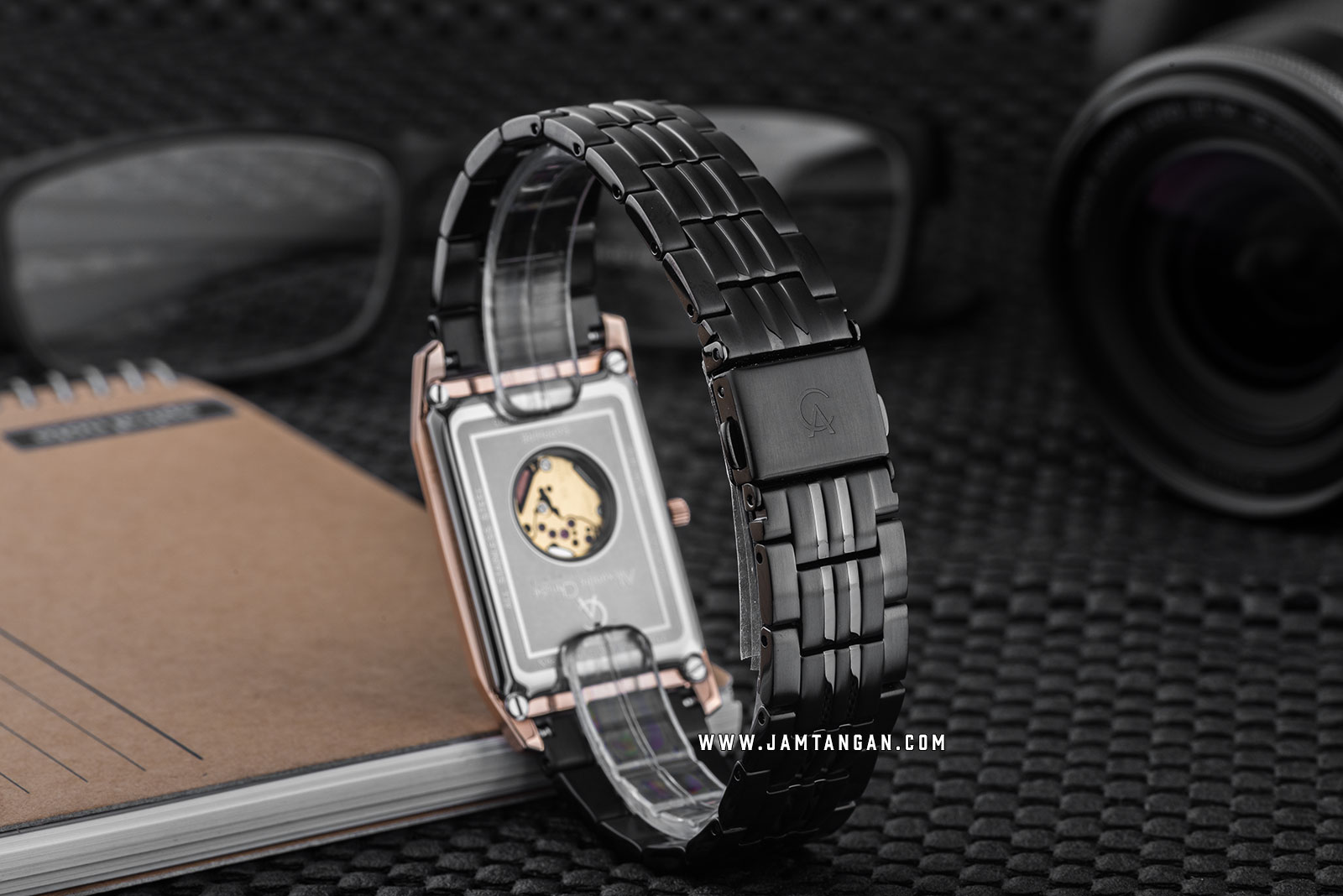 Alexandre Christie AC 8549 LD BBRBA Ladies Black Dial Black Stainless Steel Machtwatch
