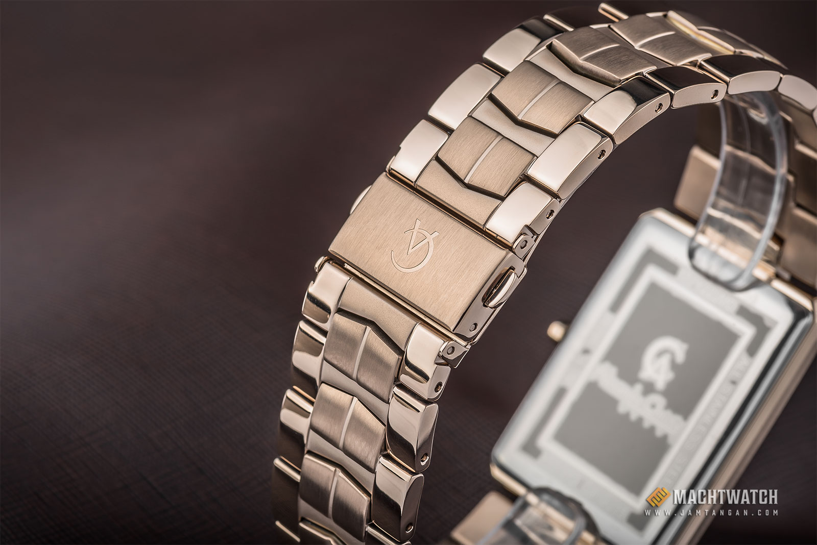 Alexandre Christie AC 8551 MD BRGSL Men Silver Dial Light Gold Stainless Steel Machtwatch
