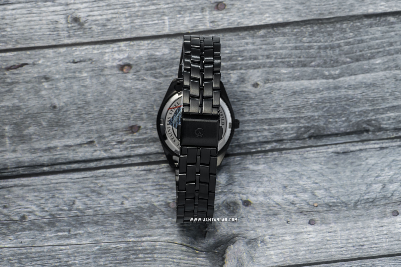 Alexandre Christie AC 8578 LD BIPBA Classic Steel Ladies Black Dial Black Stainless Steel Machtwatch