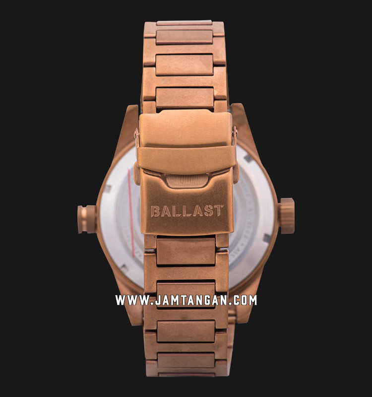 Ballast Amphion BL314806 Divers Automatic Brown Dial Rose Gold