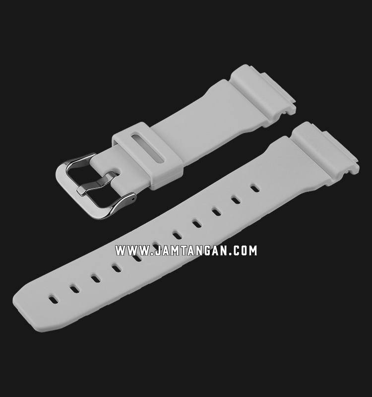 Strap Casio Model DW-5600, DW-6900, GW-M5600 16mm White Resin - P10222653 |  Jamtangan.com