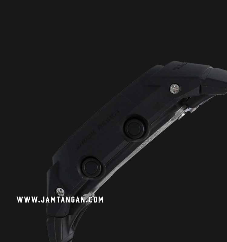 Casio G Shock Aw 500bb 1edr Oldschool Black Digital Analog Dial Black Resin Band Jamtangan Com