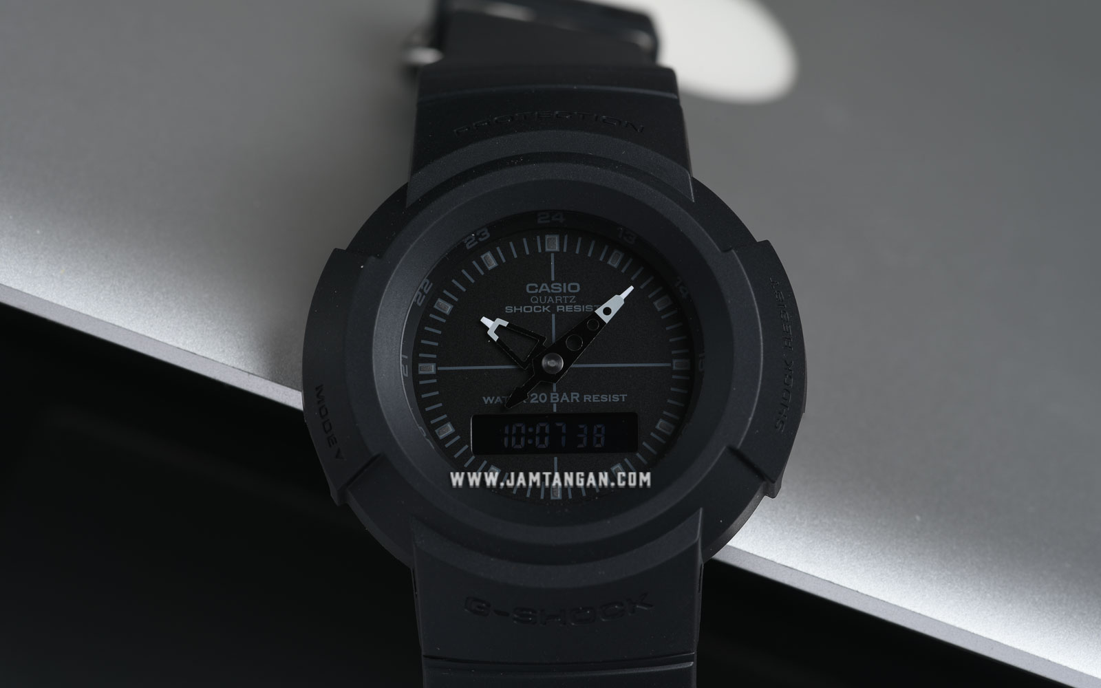 Casio G Shock Aw 500bb 1edr Oldschool Black Digital Analog Dial Black Resin Band Jamtangan Com