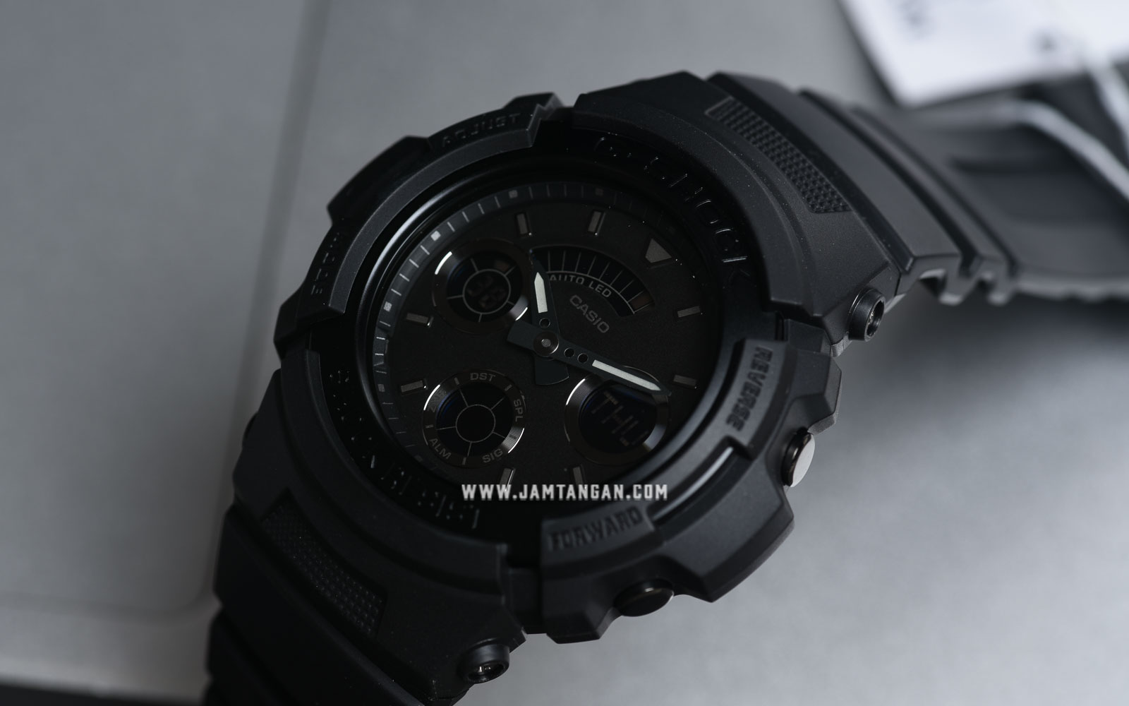 Casio G-Shock AW-591BB-1ADR Water Resistant 200M Black Resin Band Machtwatch