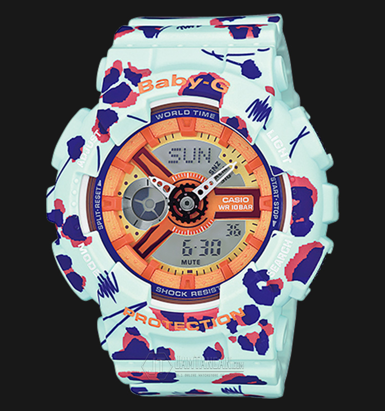 casio baby g leopard