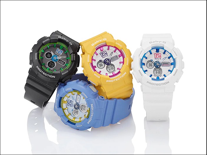 Casio Baby-G BA-120-2BDR Standard Analog-Digital Resin Band Machtwatch