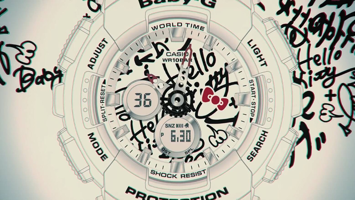 g shock baby g hello kitty