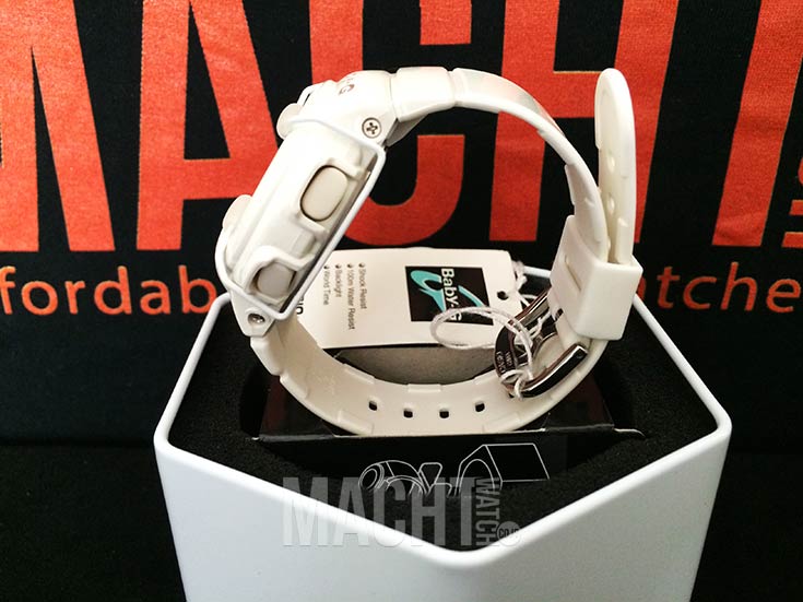 Casio Baby-G BG-1005A-7DR Beige Digital Dial White Resin Strap Machtwatch