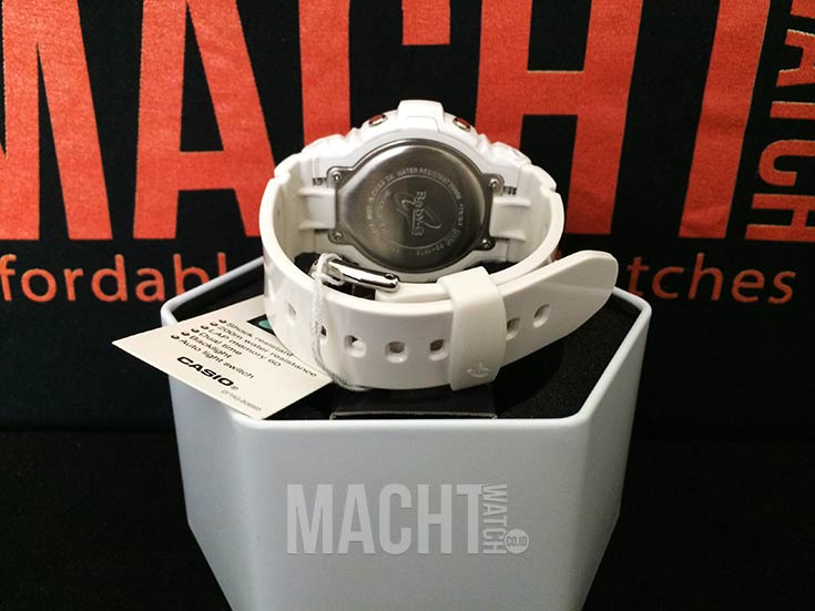 Casio Baby-G BG-6903-7BDR Ladies Digital Dial White Resin Strap Machtwatch