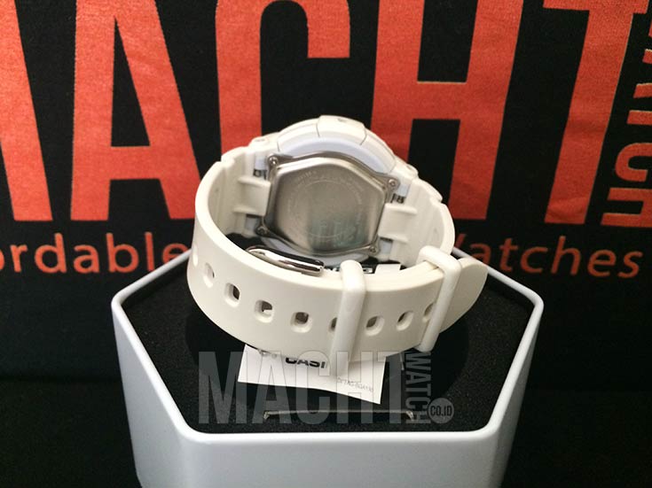 Casio Baby-G BGA-131-7B2DR Pink Digital Analog Dial White Resin Strap Machtwatch