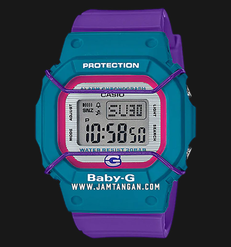 Casio Baby-G BGD-525F-6DR 25th Anniversary Limited Model Ladies Digital  Dial Purple Resin Strap | Jamtangan.com