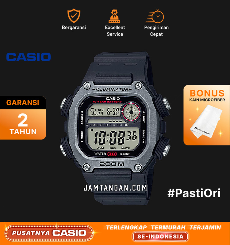 Casio DW-291H-1AVDF Youth Digital Dial Resin Strap | Jamtangan.com