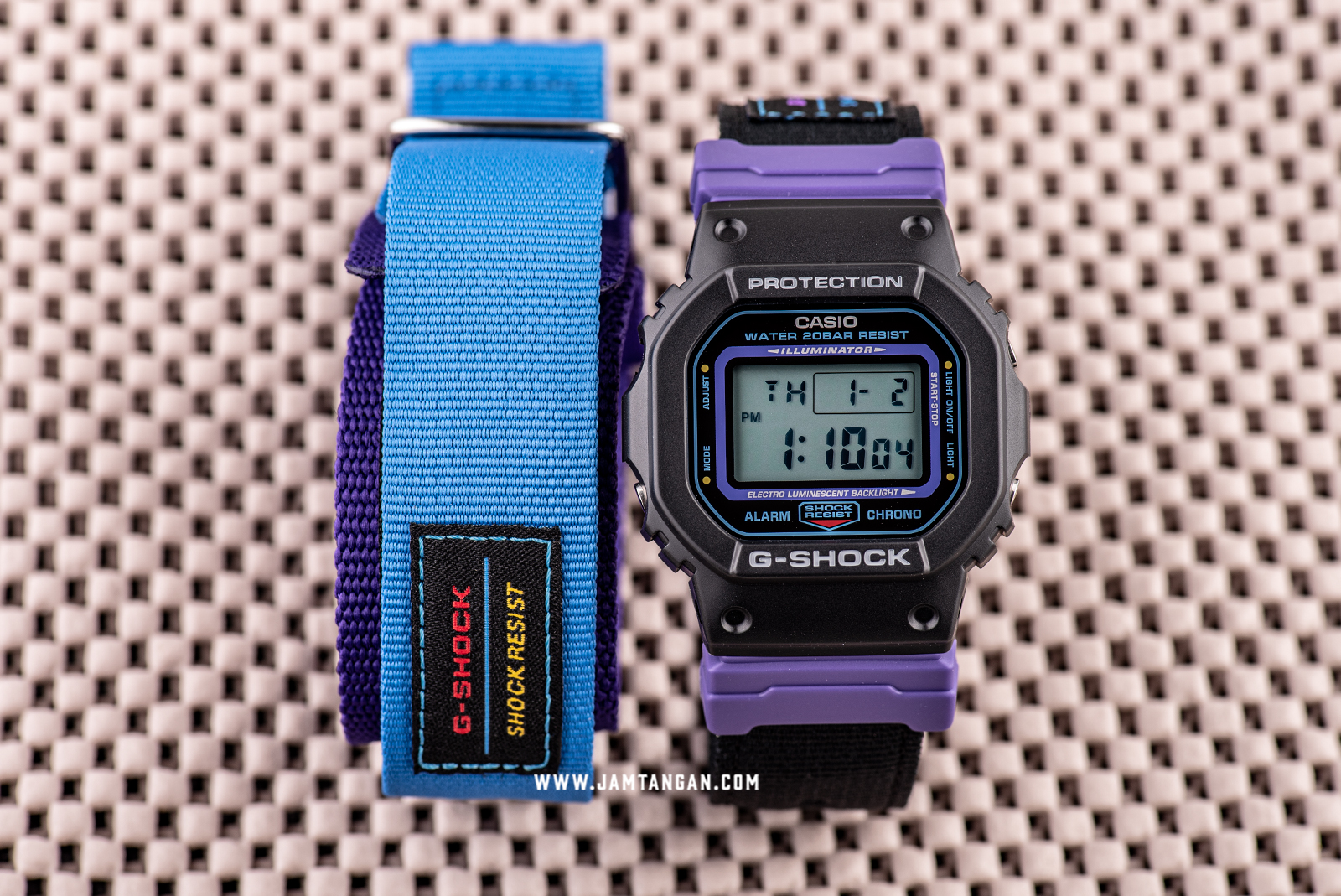 Casio G-shock DW-5600THS-1JR Special Colour Models Digital Dial Black Nylon Strap Machtwatch