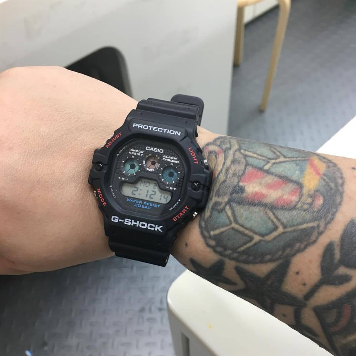 Casio G-Shock DW-5900-1DR Digital Dial Black Resin Strap Machtwatch