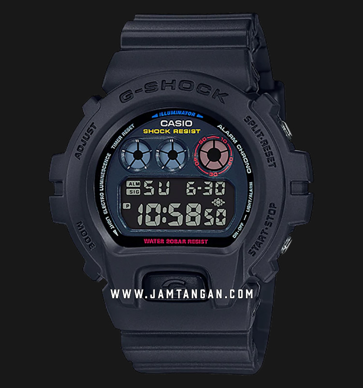 Casio G Shock Dw 6900bmc 1dr Digital Black Dial Black Resin Strap Jamtangan Com