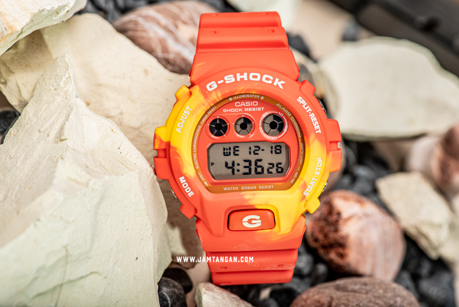 Casio G-Shock DW-6900TAL-4JR Kyo Momiji Colour Autumn Series Digital Dial Dual Tone Resin Strap Machtwatch