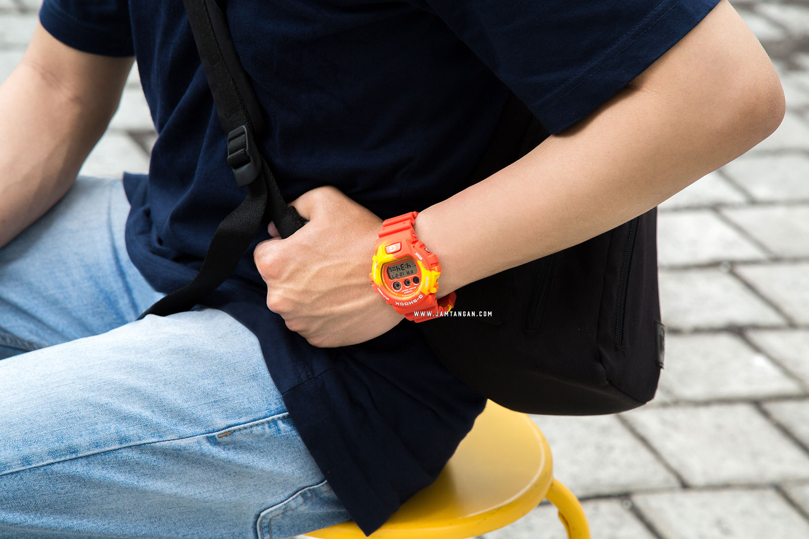 Casio G-Shock DW-6900TAL-4JR Kyo Momiji Colour Autumn Series Digital Dial Dual Tone Resin Strap Machtwatch