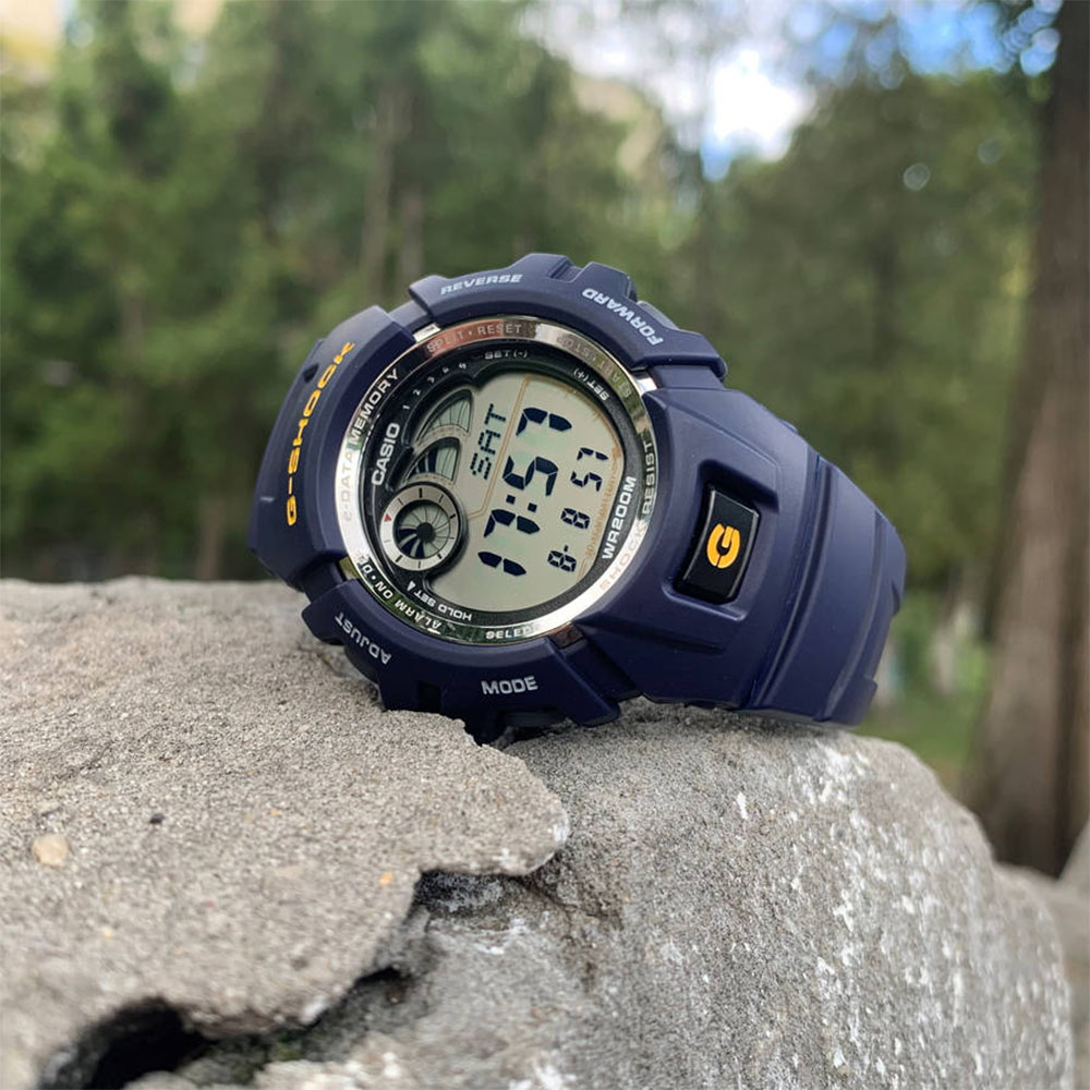 Casio G-Shock G-2900F-2VER Men Digital Dial Blue Resin Strap | Jamtangan.com