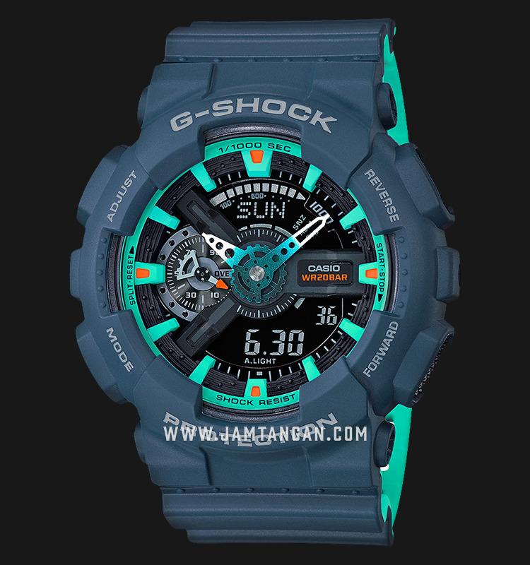Casio GShock GA110CC2ADR Special Color Models Digital Analog Dial