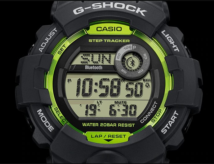 Casio G-Shock GBD-800-8DR G-Squad Step Tracker Smart Bluetooth® Machtwatch