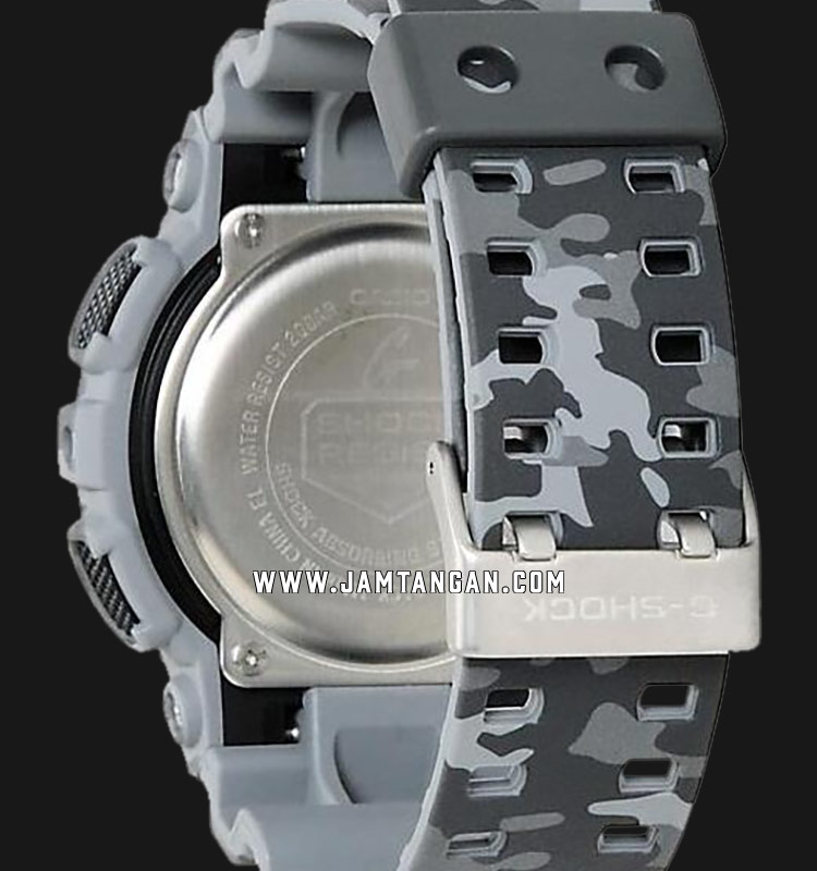 Casio G-Shock Camouflage GD-120CM-8DR Digital Dial Grey Camouflage Resin  Strap | Jamtangan.com