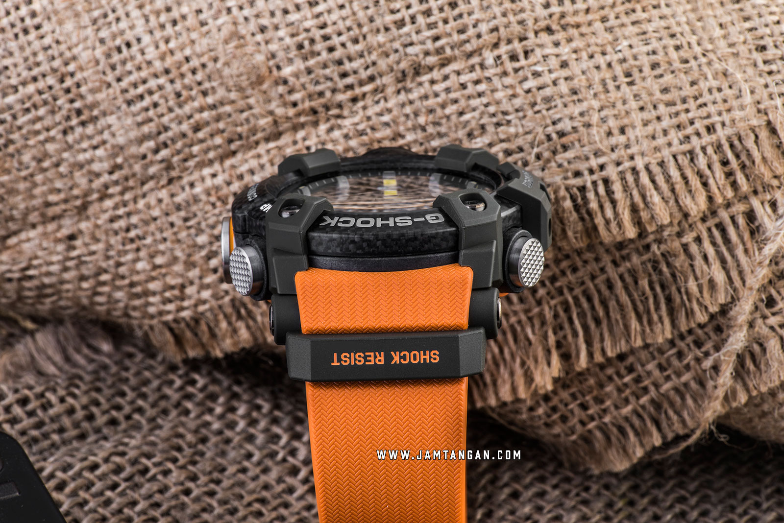 Casio G-Shock GG-B100-1A9JF Mudmaster Digital Analog Dial Orange Resin Strap Machtwatch