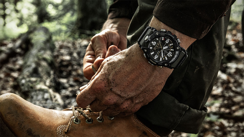 Casio G-Shock GG-B100-1BDR Mudmaster Digital Analog Dial Black Resin Strap  | Jamtangan.com