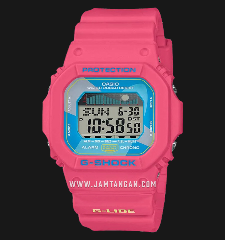 g shock g lide pink