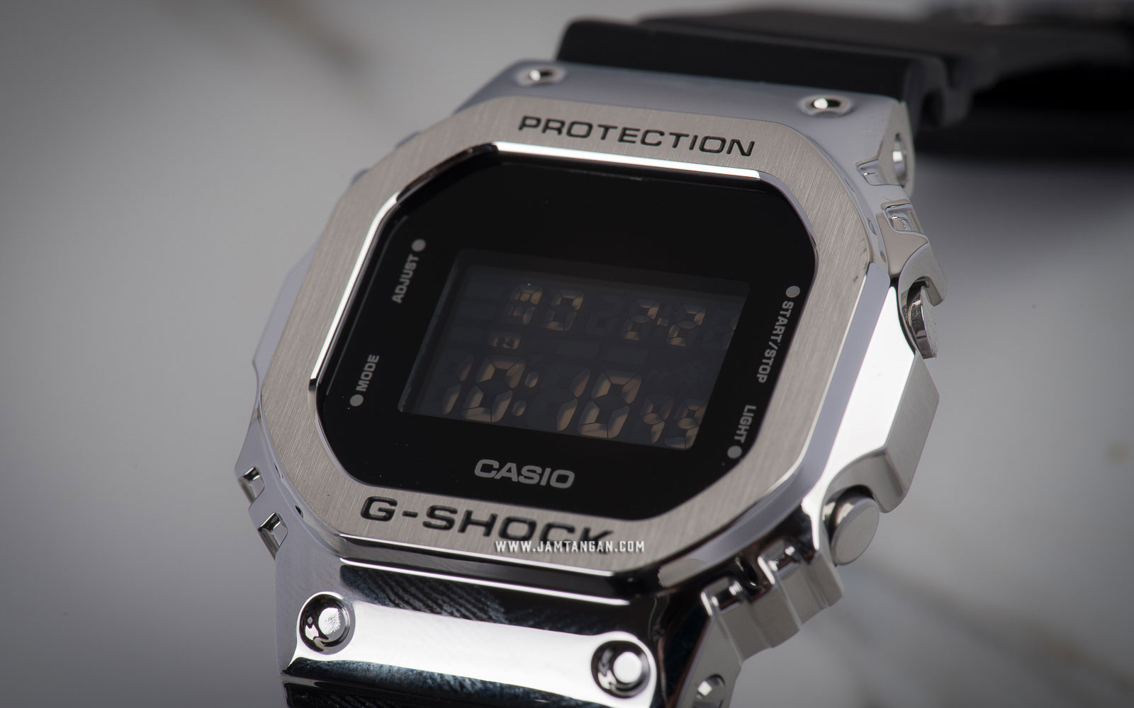 Casio G-Shock GM-5600-1DR Digital Dial Black Resin Strap