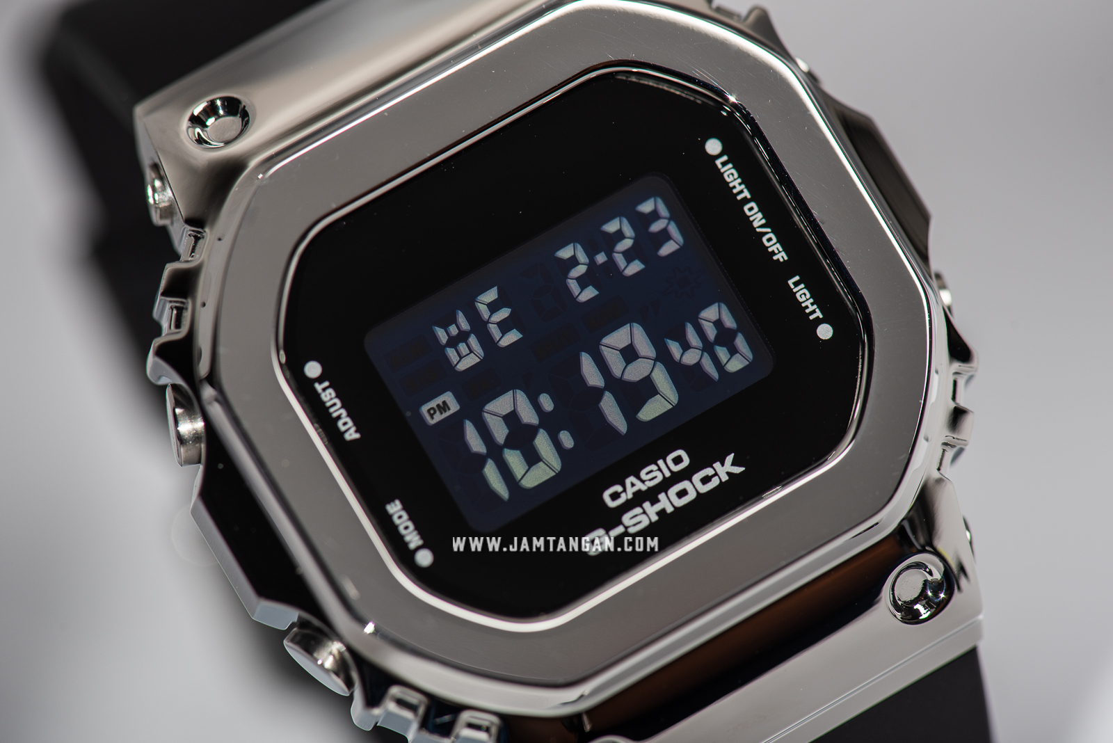 Casio G-Shock GM-S5600-1DR Ladies Digital Dial Black Resin Strap |  Jamtangan.com