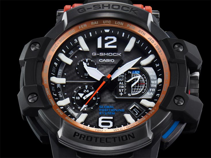 Casio G-Shock GPS Hybrid Wave Ceptor GPW-1000-4ADR Machtwatch