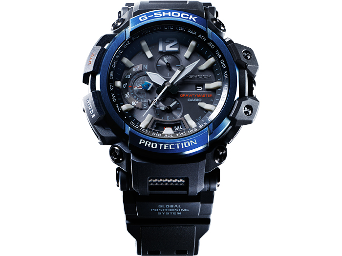Casio G-Shock Gravitymaster GPW-2000-1A2DR Equipped GPS Hybrid Resin + Carbon Machtwatch