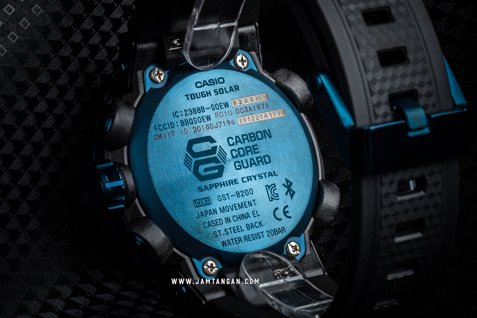 Casio G-Shock G-Steel GST-B200X-1A2DR Digital Dial Black Resin Strap |  Jamtangan.com