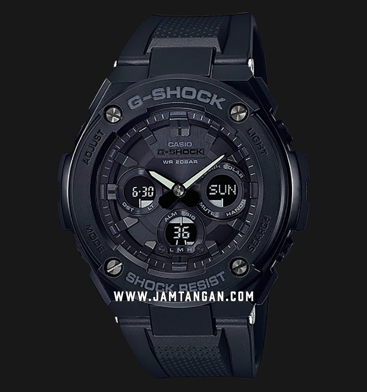 casio collection digital black rubber strap