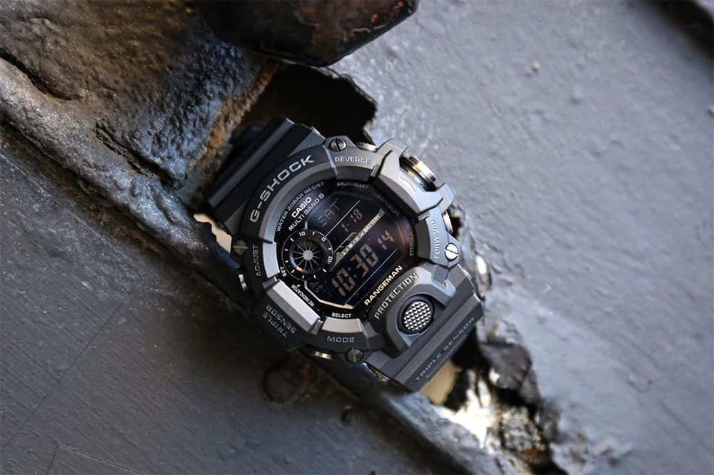Casio G-Shock RANGEMAN GW-9400-1BDR Tough Solar Black Digital Dial Black  Rubber Strap | Jamtangan.com