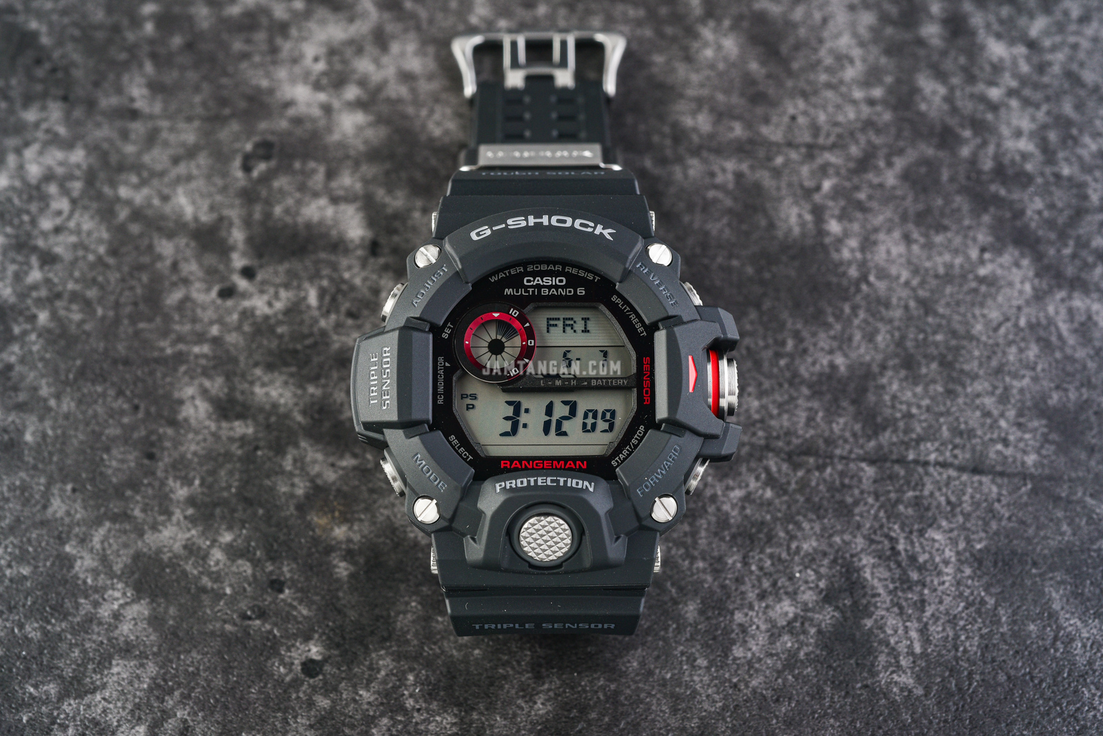 Casio G-Shock RANGEMAN Tough Solar GW-9400-1DR Resin Band Water Resistant  200M | Jamtangan.com