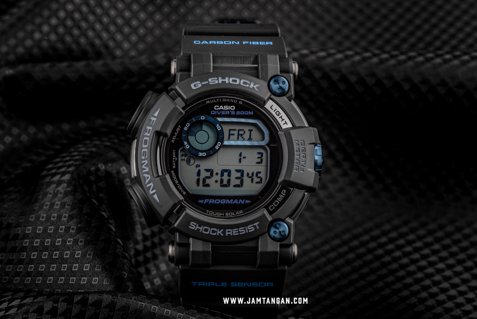 Casio G Shock Frogman Gwf D1000b 1jf With Water Depth Sensor Jdm Jamtangan Com