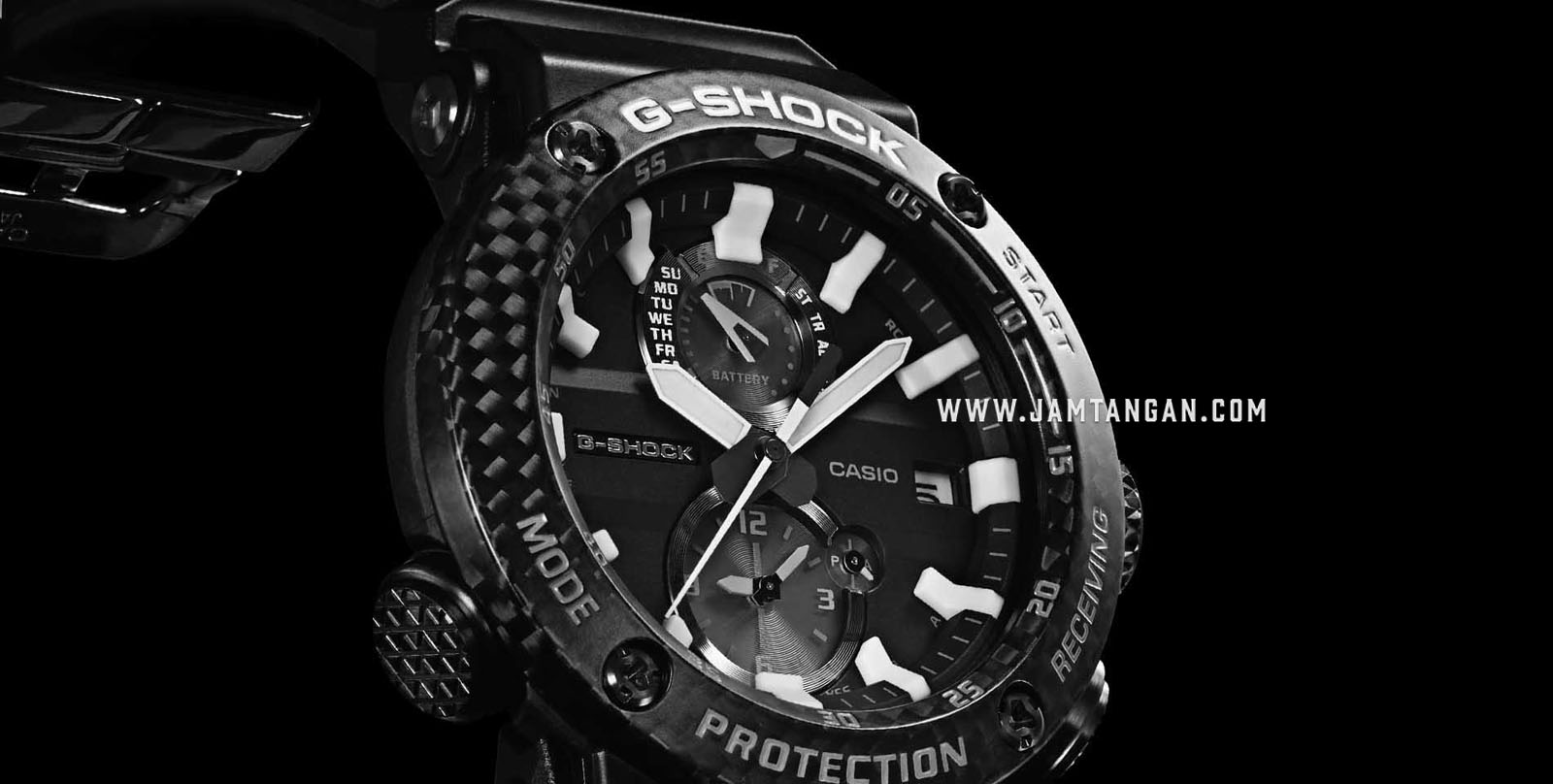 Casio G-Shock Gravitymaster GWR-B1000-1AJF Black Analog Dial Black Resin Strap Machtwatch
