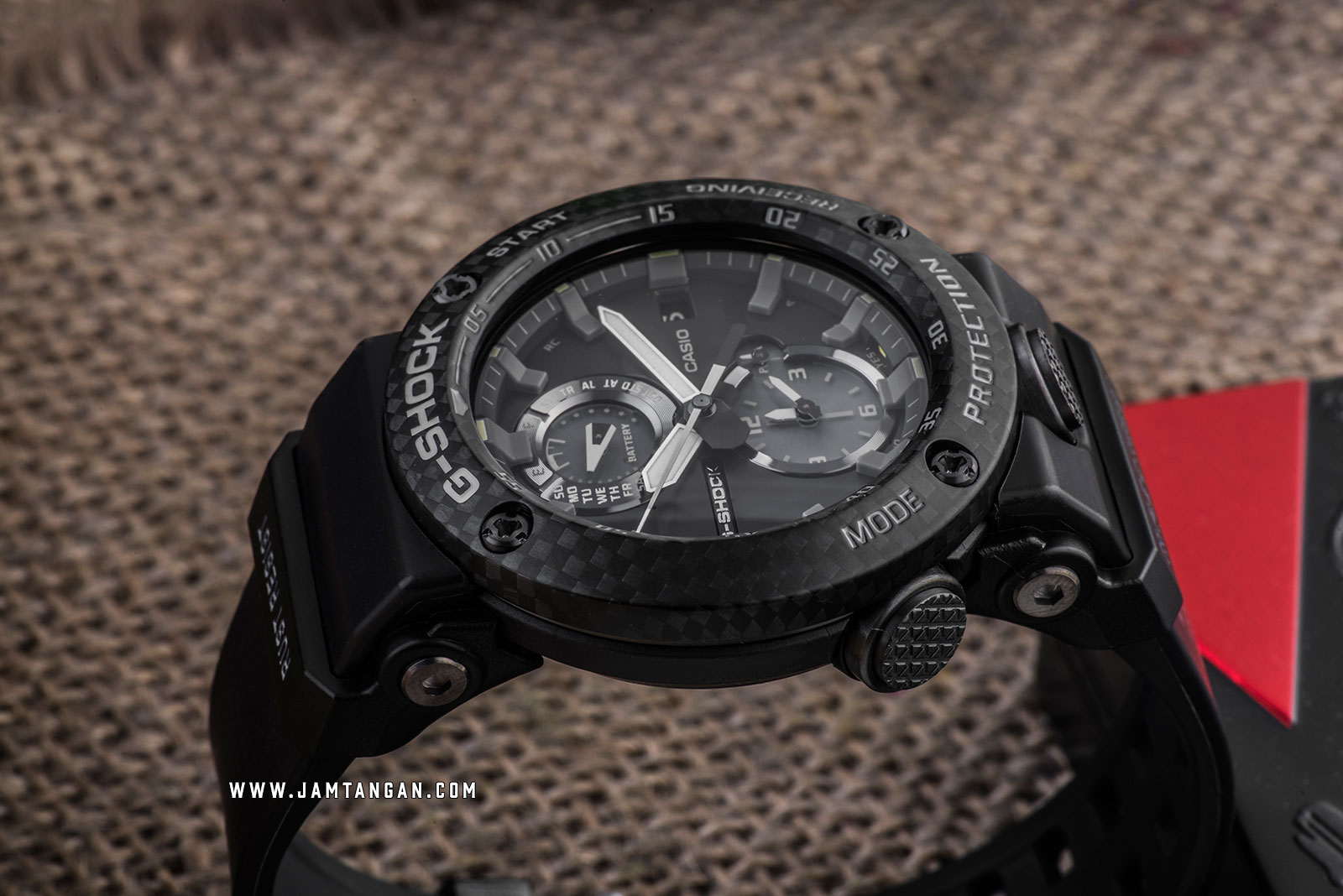 Casio G-Shock Gravitymaster GWR-B1000-1AJF Black Analog Dial Black Resin Strap Machtwatch