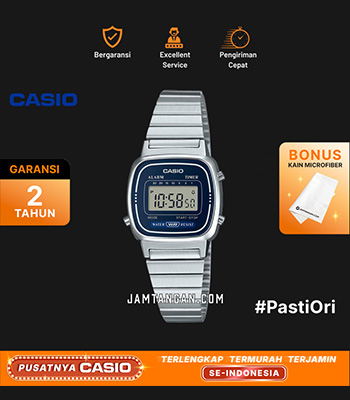 Casio Vintage Mini LA670WA-2DF - Orologio Digitale Con Timer E Allarme, Design Retrò - 3