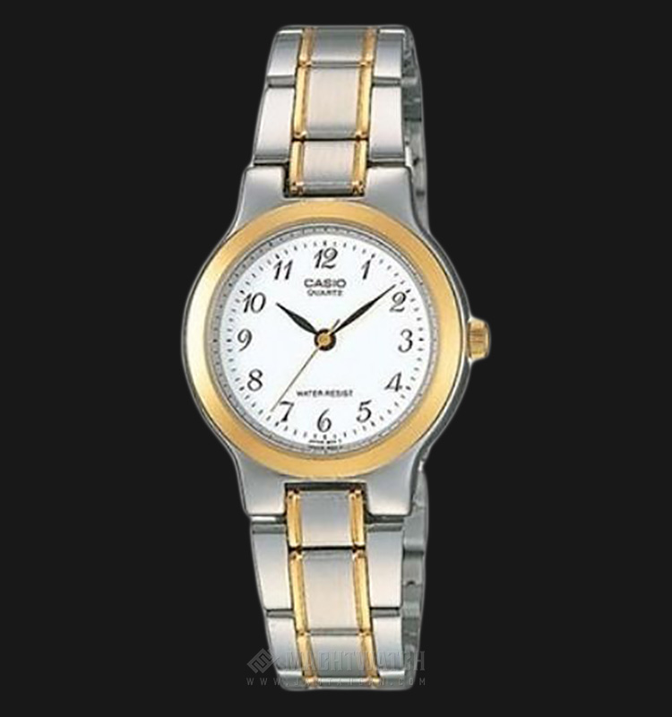 Casio LTP-1131G-7BRDF - Enticer Ladies - White Dial
