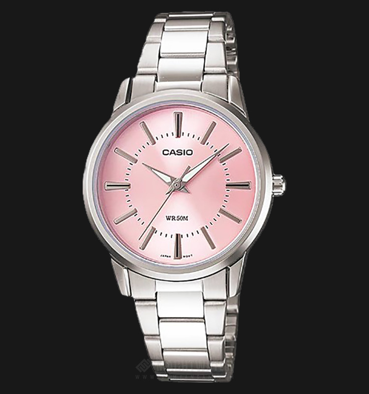 Casio LTP-1303D-4AVDF - Enticer Ladies - Pink Dial Ion