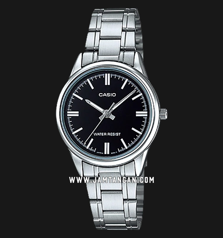 casio stainless black
