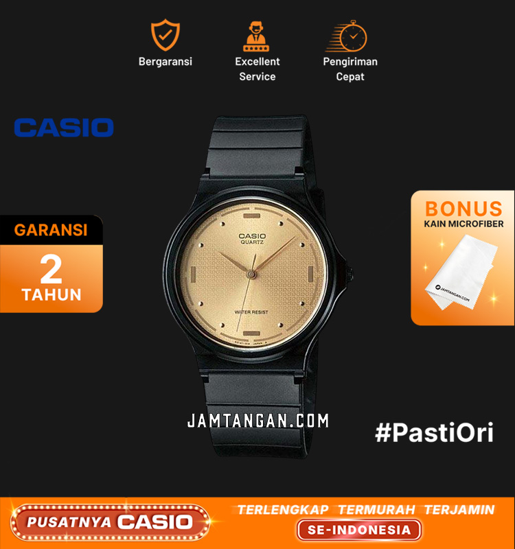 casio gold analog