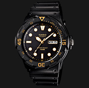 Casio Mrw 0h 1evdf Water Resistant 100m Black Dial Black Resin Band Jamtangan Com