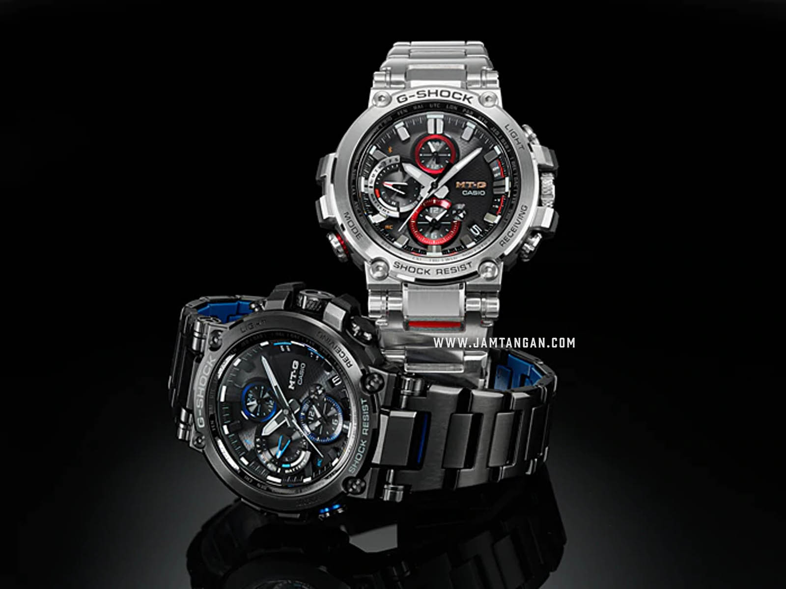 Casio G-Shock MTG-B1000BD-1AJF MT-G Chronograph Black Dial Black Composite Strap Machtwatch
